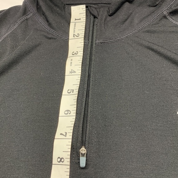 Paradox Merino Wool Blend Long Sleeve 1/4 Zip Shirt Black Size Large - Picture 9 of 9